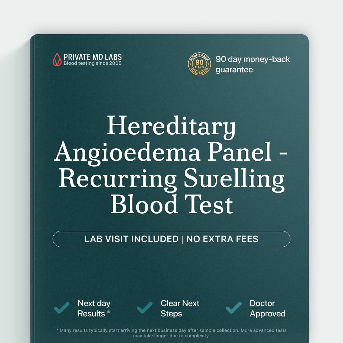Hereditary angioedema panel for families with recurring swelling or genetic swelling disorders