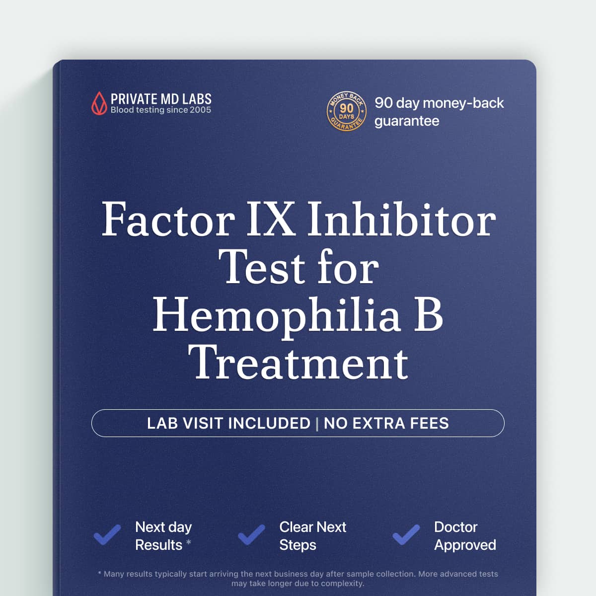 Specialized bleeding disorder test for hemophilia B patients tracking Factor IX inhibitors