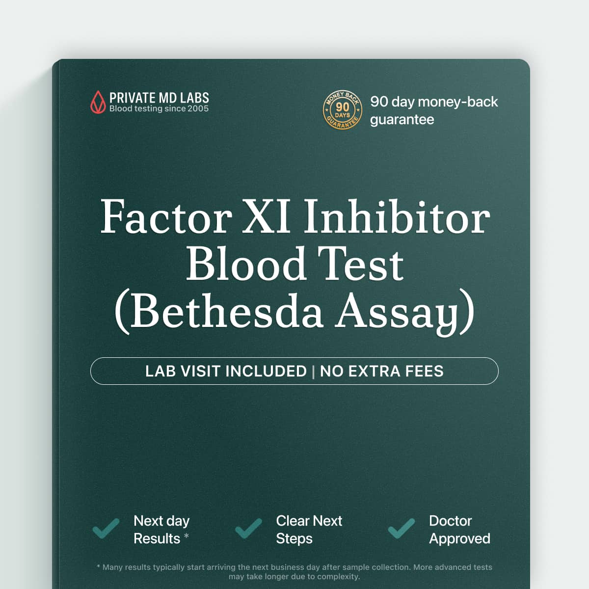Factor XI inhibitor test for patients with unexplained bleeding or clotting disorders