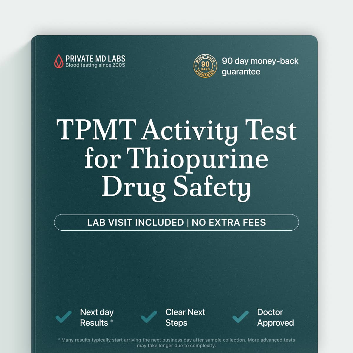TPMT activity test for patients starting thiopurine drug therapy safely