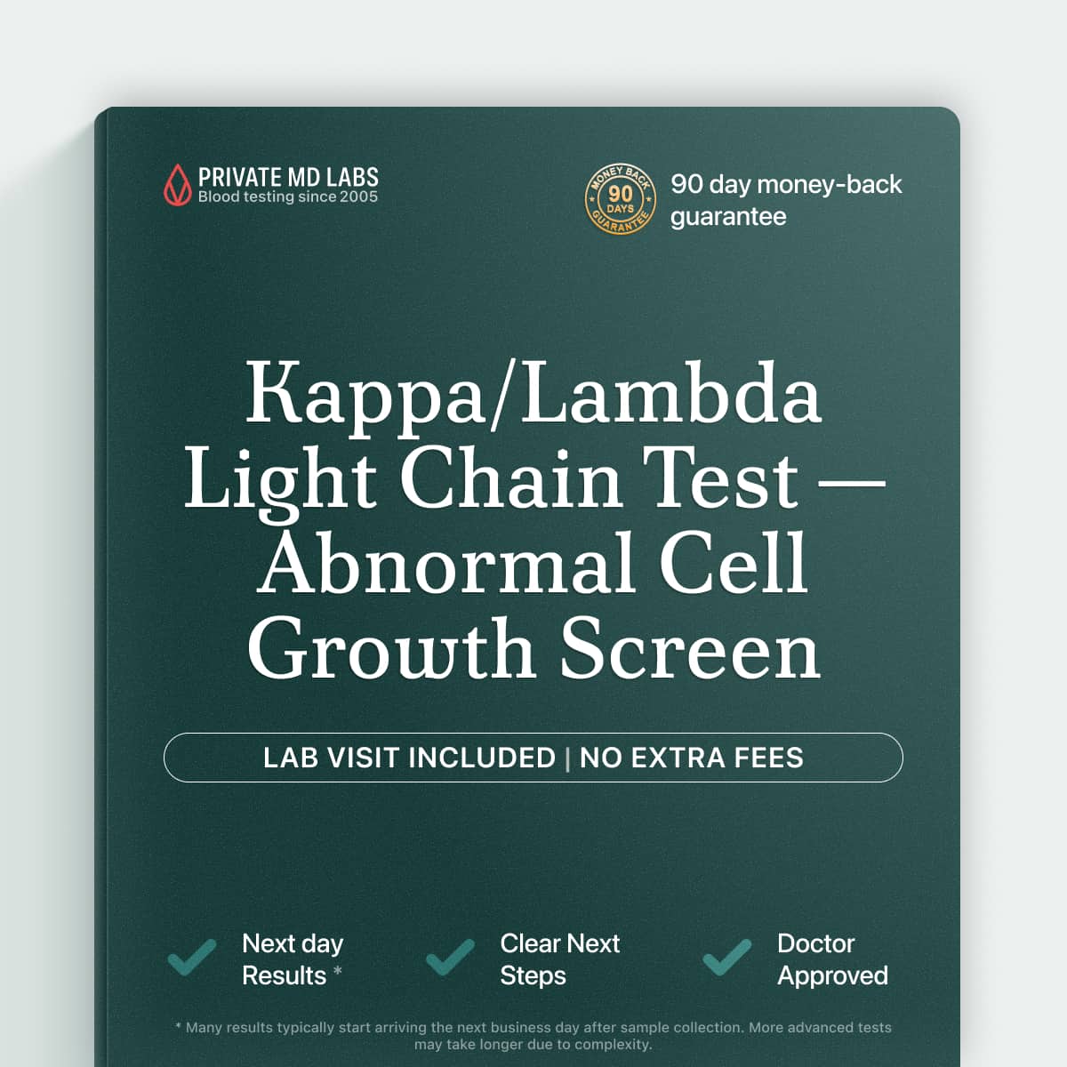 Specialized cancer screening image for kappa/lambda light chain ISH lymphoma test