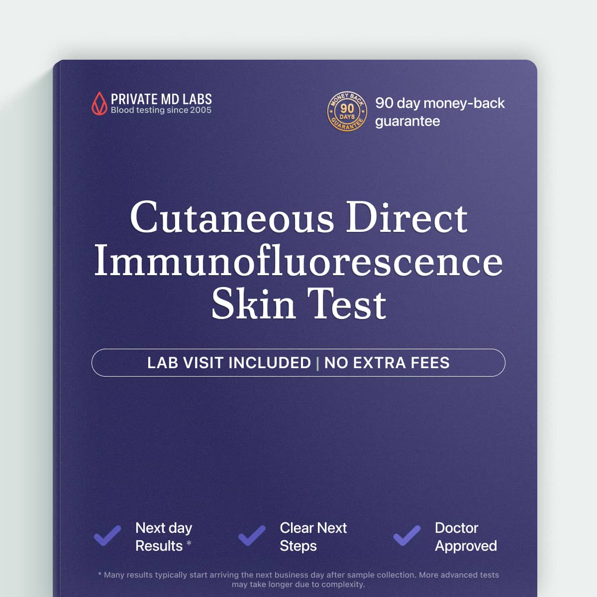 Cutaneous direct immunofluorescence test for diagnosing autoimmune blistering skin diseases