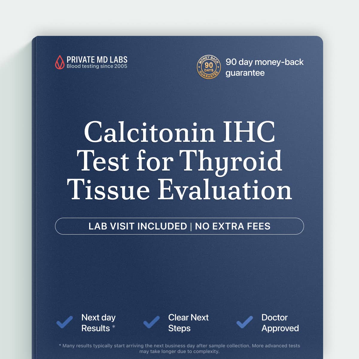 Calcitonin IHC test for evaluating thyroid tumor tissue and cancer risk