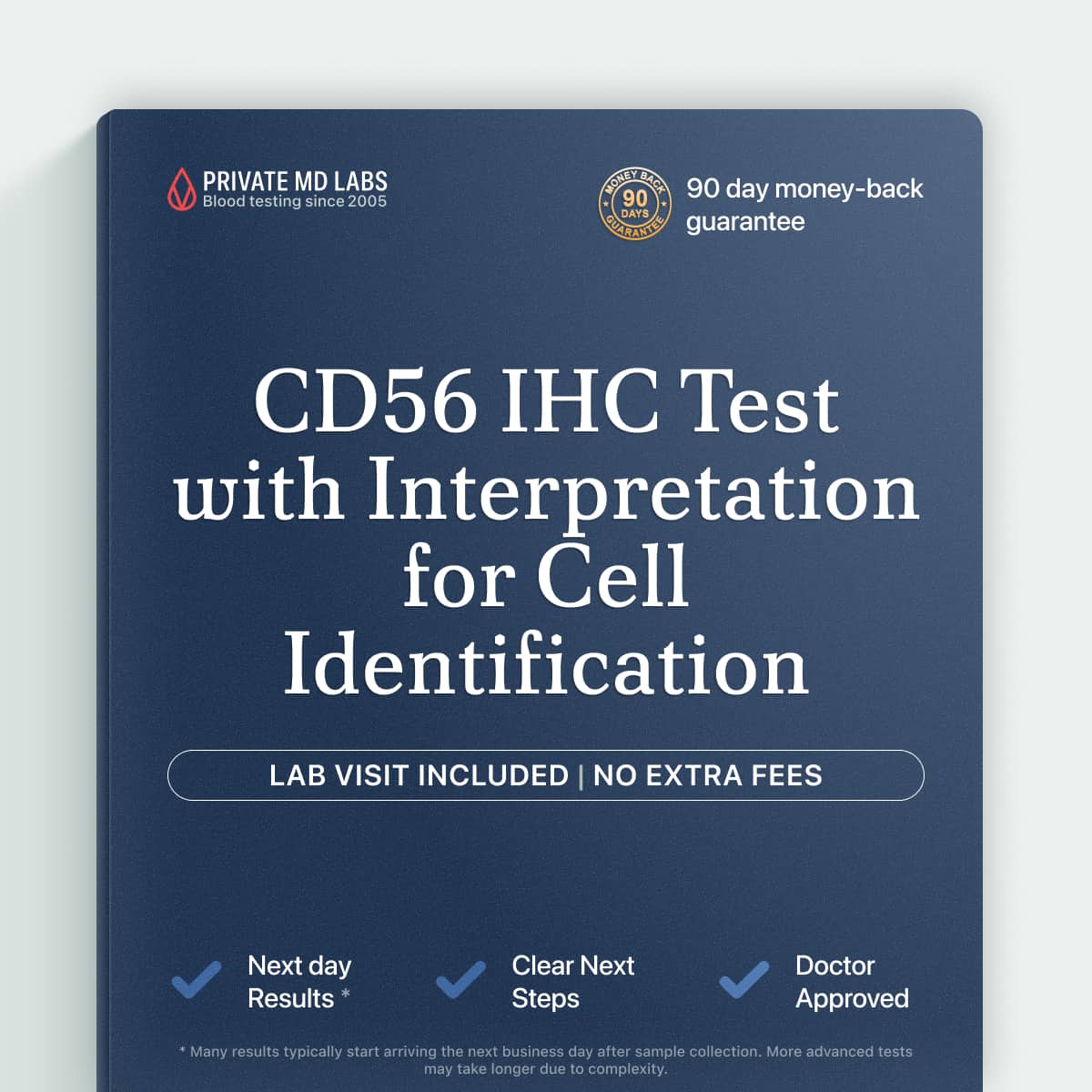 CD56 IHC test for identifying blood cell types in cancer diagnostics
