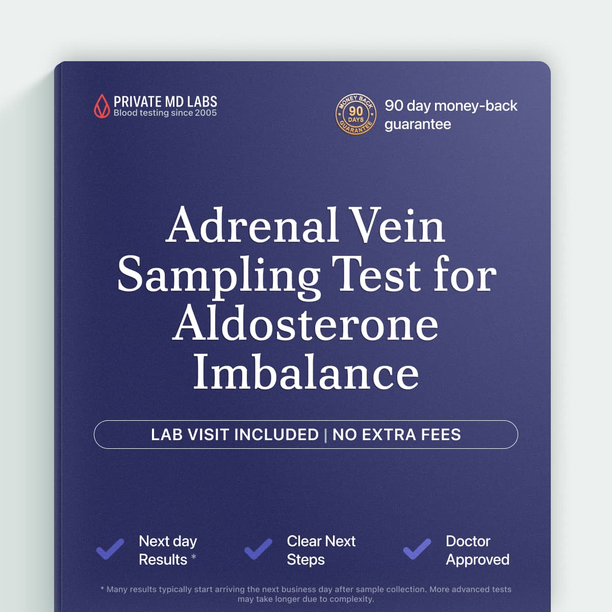 Adrenal vein sampling test for adults with suspected aldosterone-producing adrenal tumors