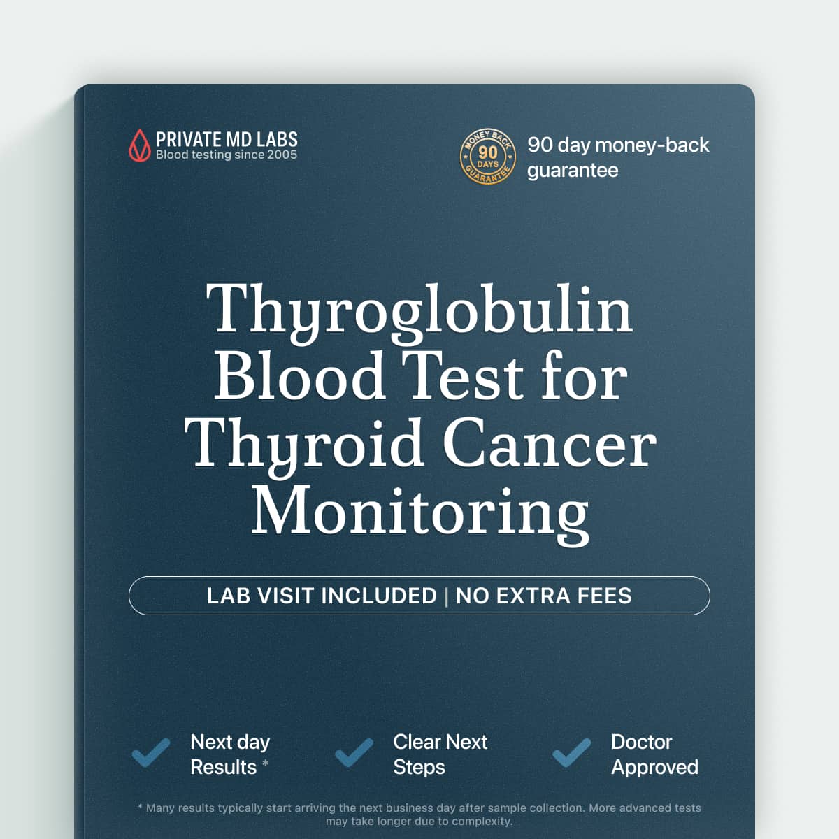 Thyroglobulin test for monitoring thyroid cancer treatment and recurrence risk