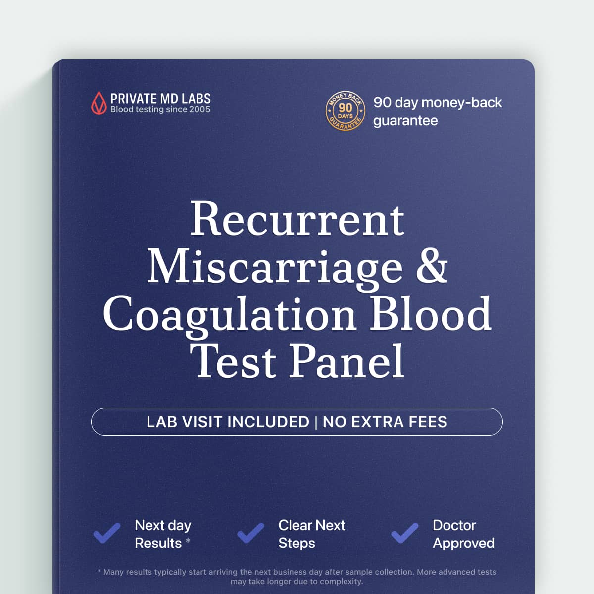Recurrent miscarriage and coagulation panel for women with pregnancy loss history