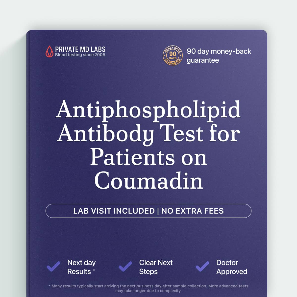 Lupus anticoagulant and antiphospholipid confirmation test for patients on Coumadin therapy