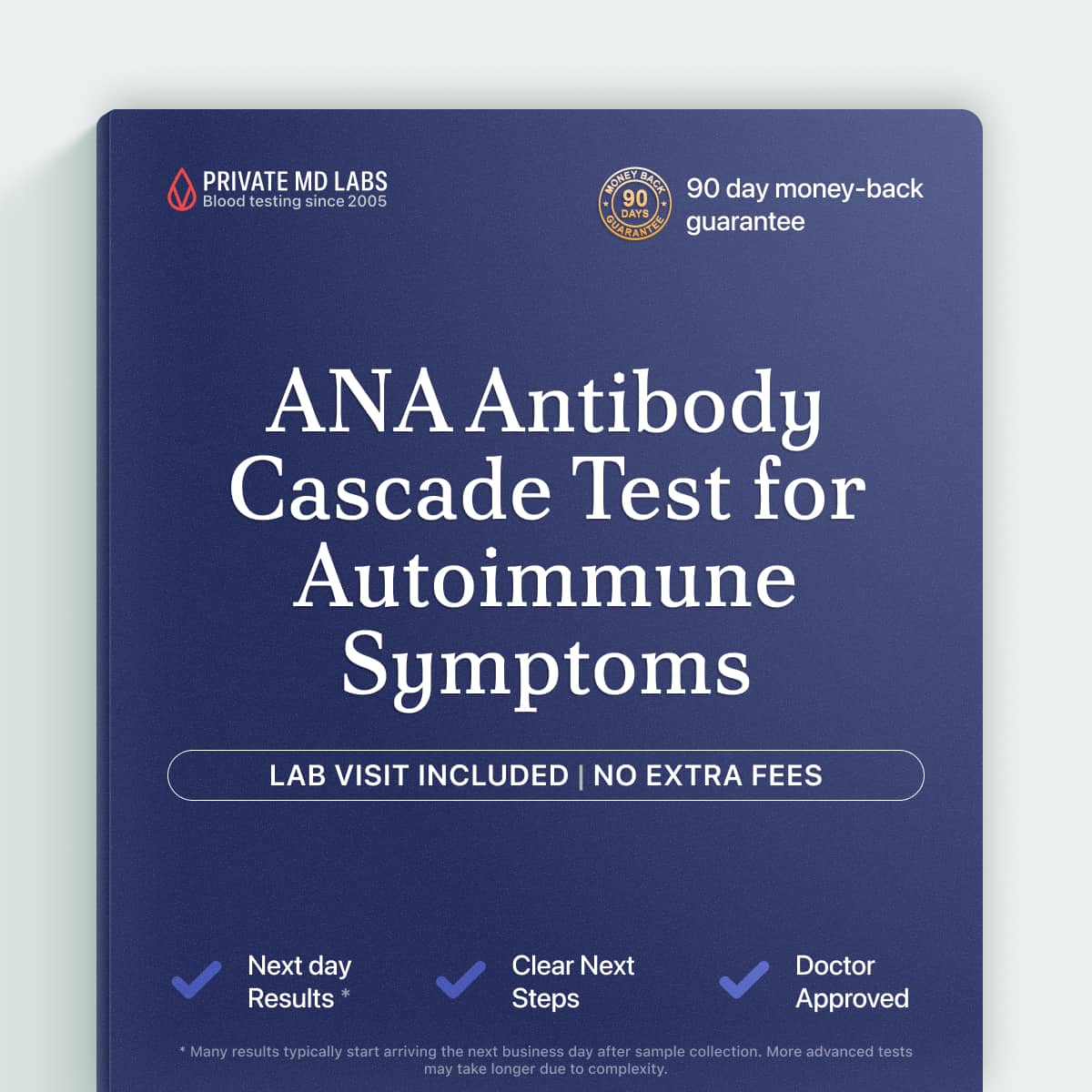 ANA antibody cascade test for autoimmune symptoms like joint pain and fatigue