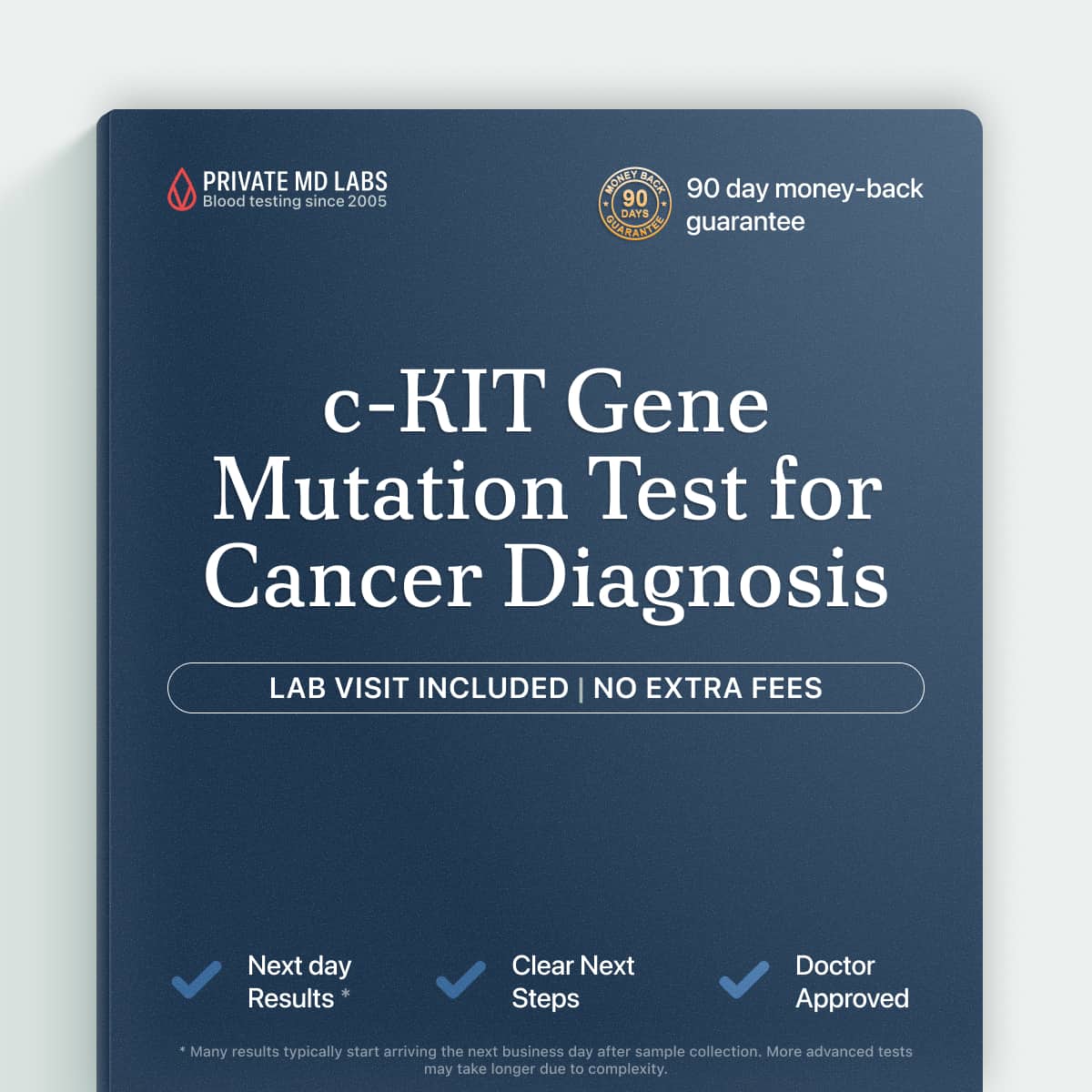 Cancer genetic testing image for c-KIT mutation analysis in GIST and leukemia patients