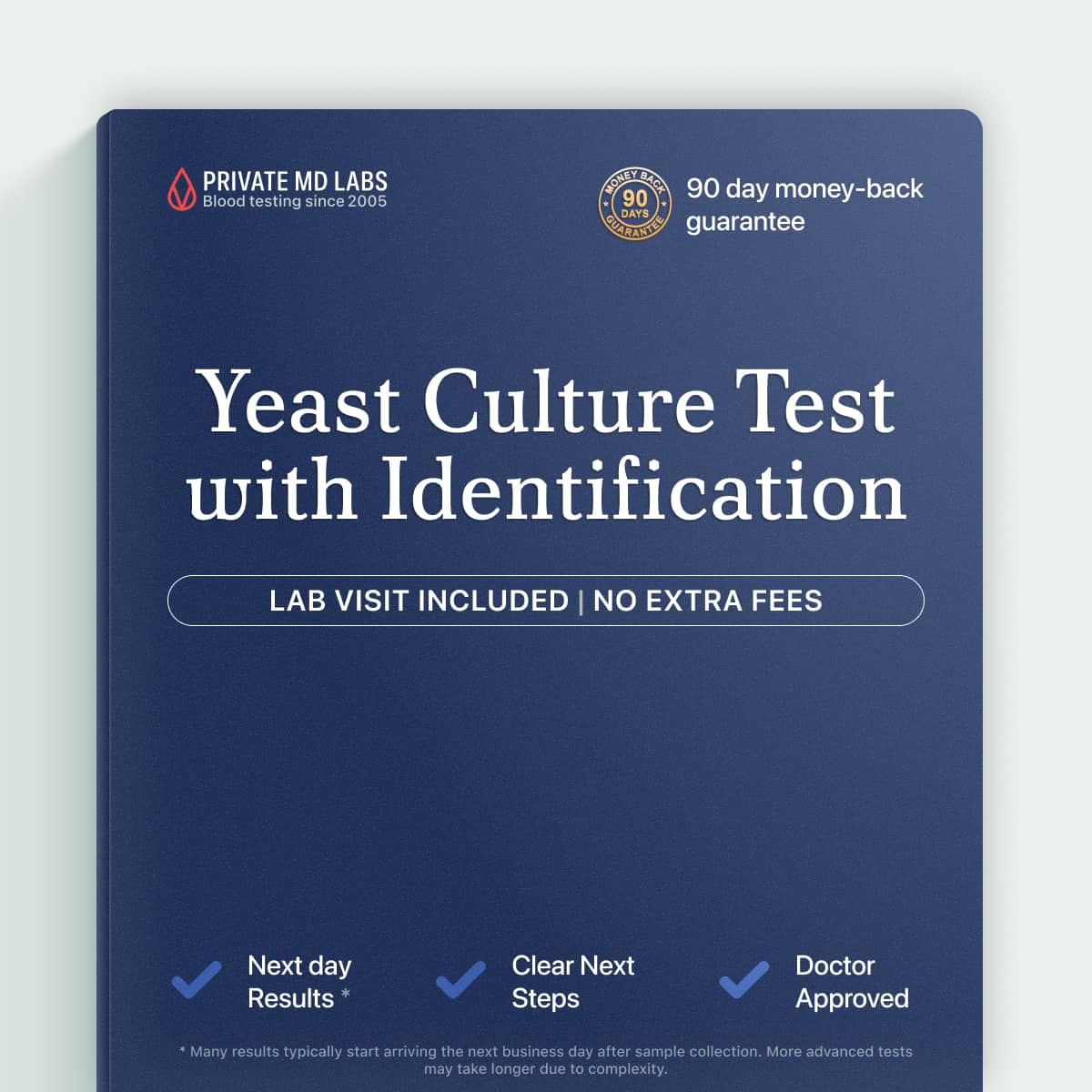 Yeast culture test for diagnosing persistent or recurrent fungal infections
