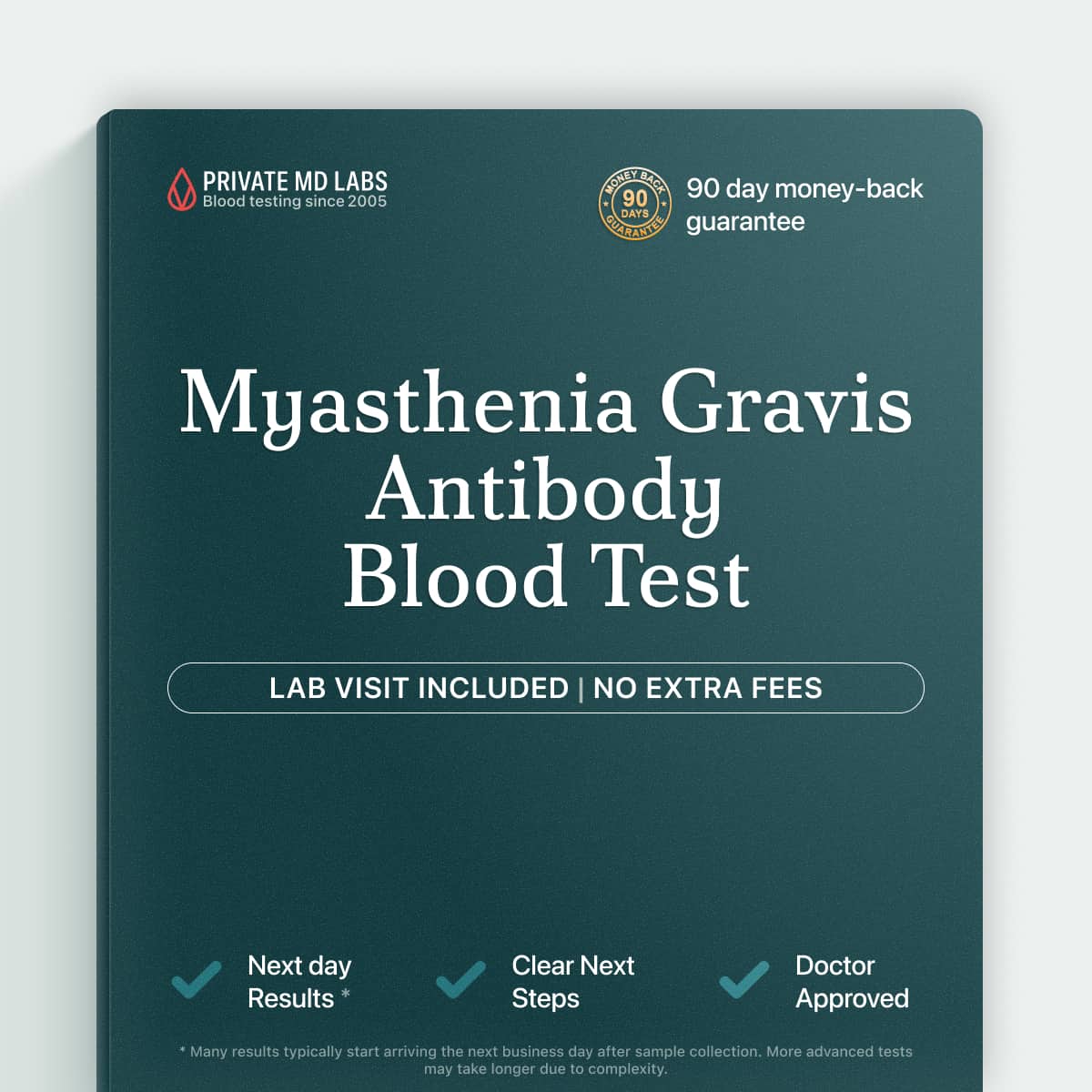 Neuromuscular antibody test for adults with muscle weakness or suspected myasthenia gravis
