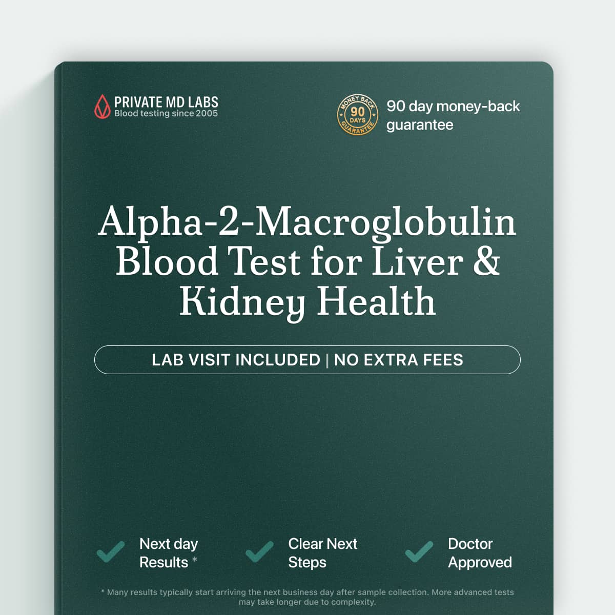 Alpha-2-Macroglobulin test for liver, kidney, and joint health monitoring