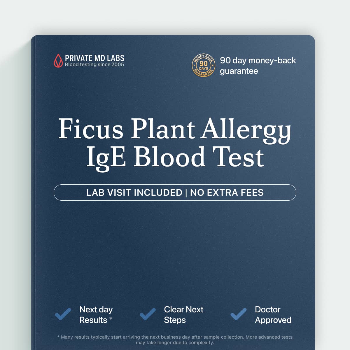 Ficus plant allergy IgE blood test for people with indoor plant exposure symptoms