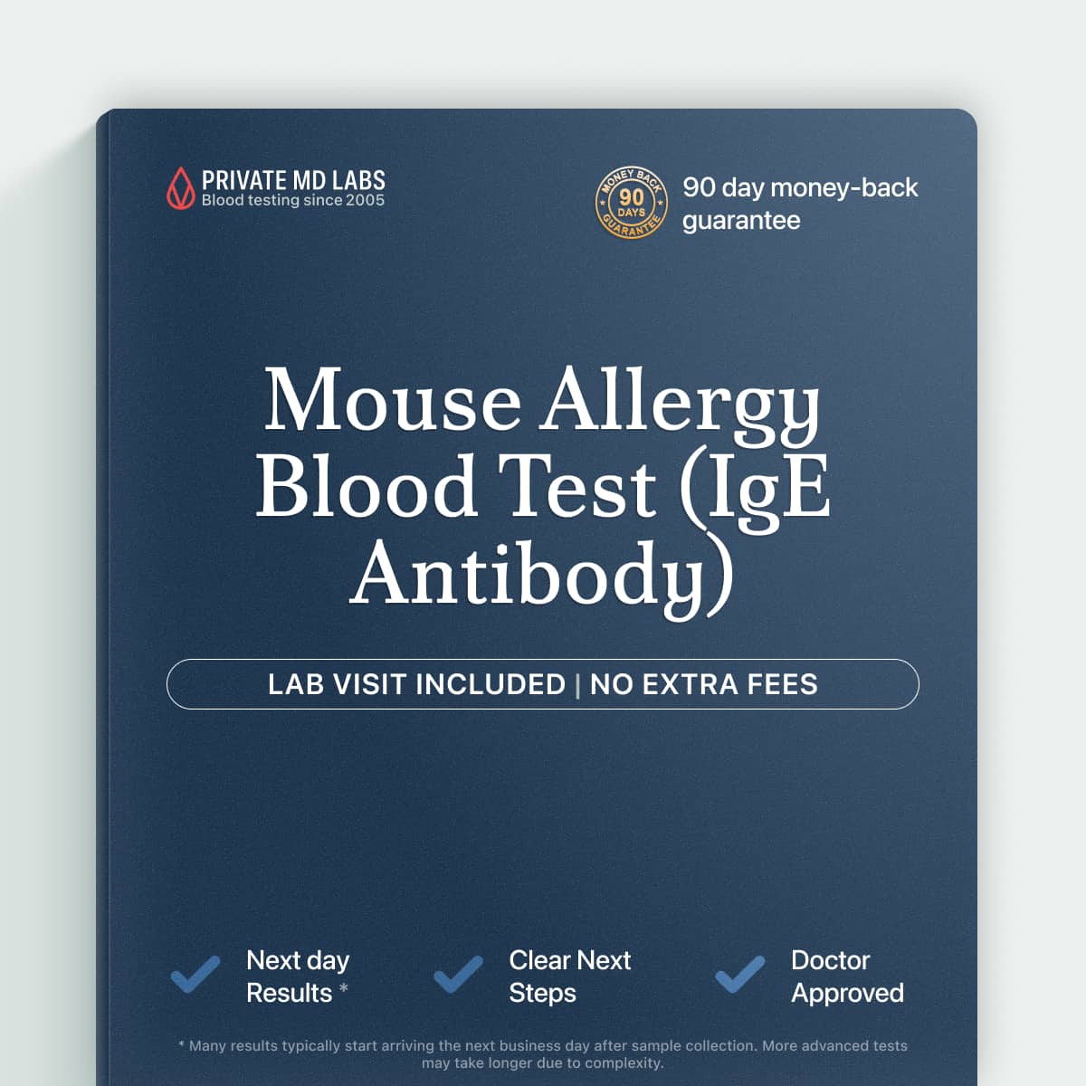 Mouse IgE allergy blood test for people with rodent exposure symptoms