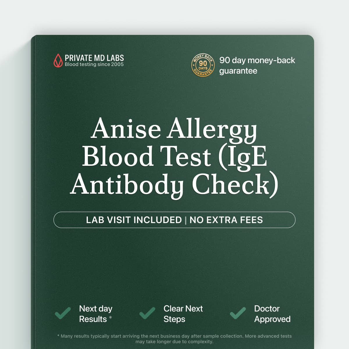 Anise IgE allergy test for people with food reactions after eating spiced dishes