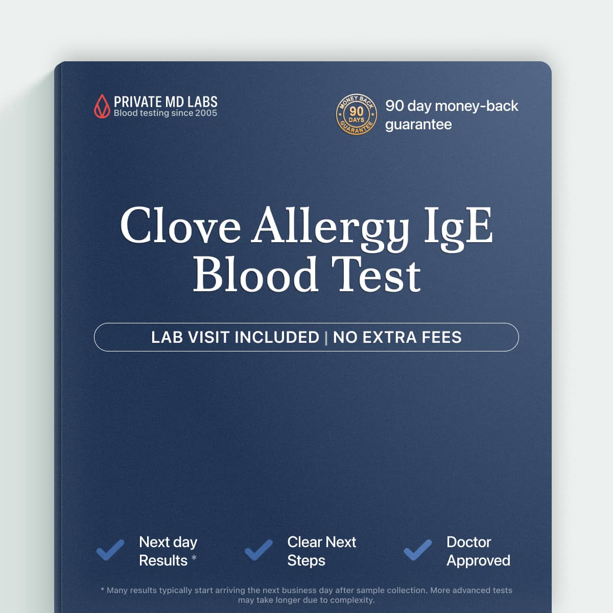 Clove IgE allergy test for people with food reactions or spice sensitivities