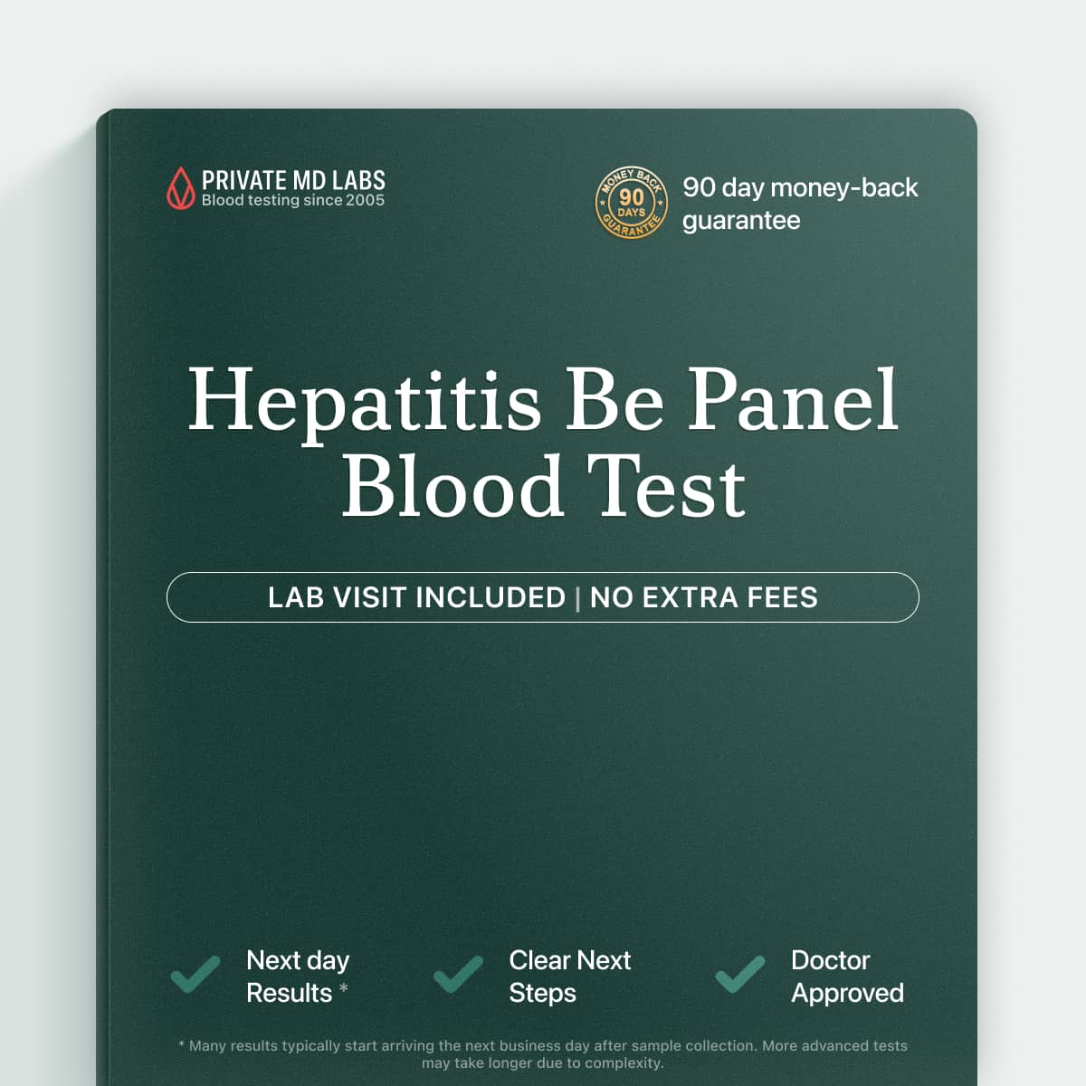 Hepatitis Be Panel test for monitoring active hepatitis B infection status