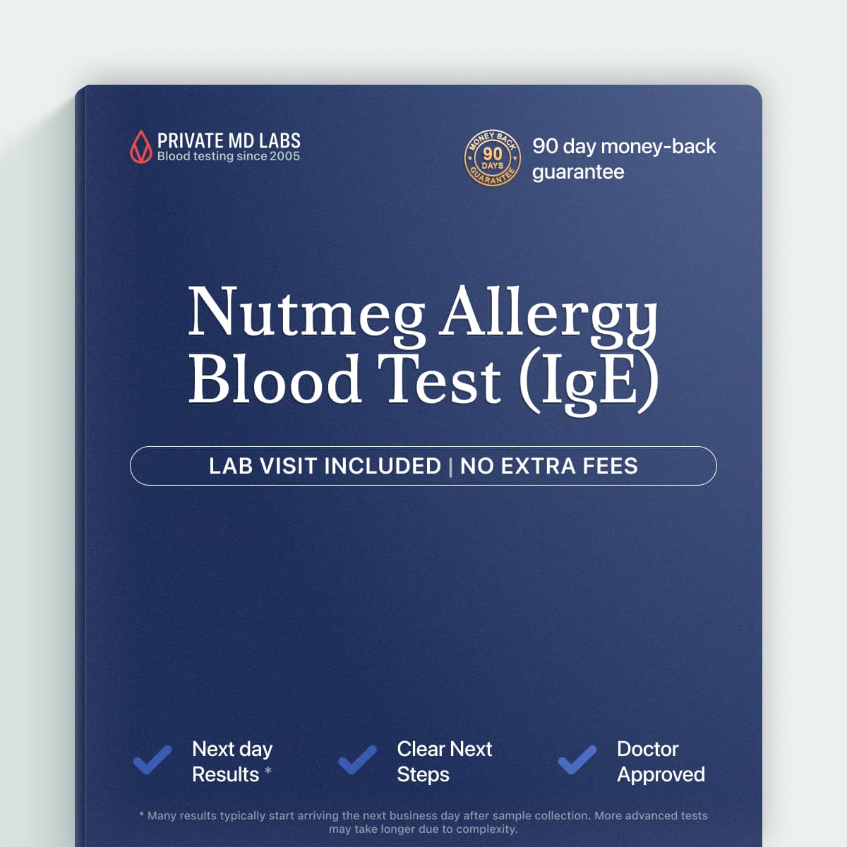 Nutmeg IgE allergy test for people with food reactions after eating spiced foods