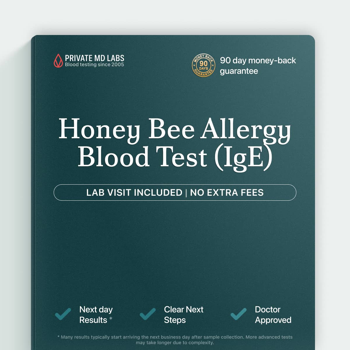 Honey bee allergy IgE blood test for people with sting or exposure reactions