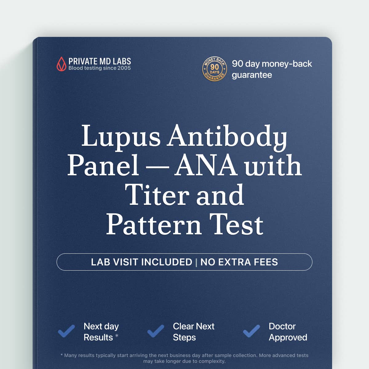 Lupus autoantibody panel for adults with joint pain, fatigue, or autoimmune symptoms