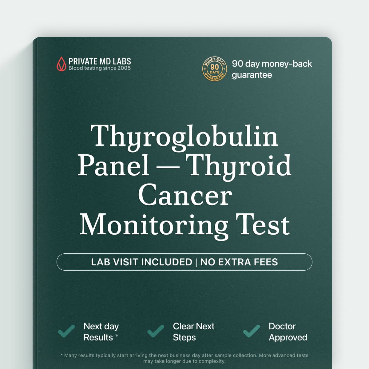 Thyroglobulin test for monitoring thyroid cancer treatment and detecting recurrence