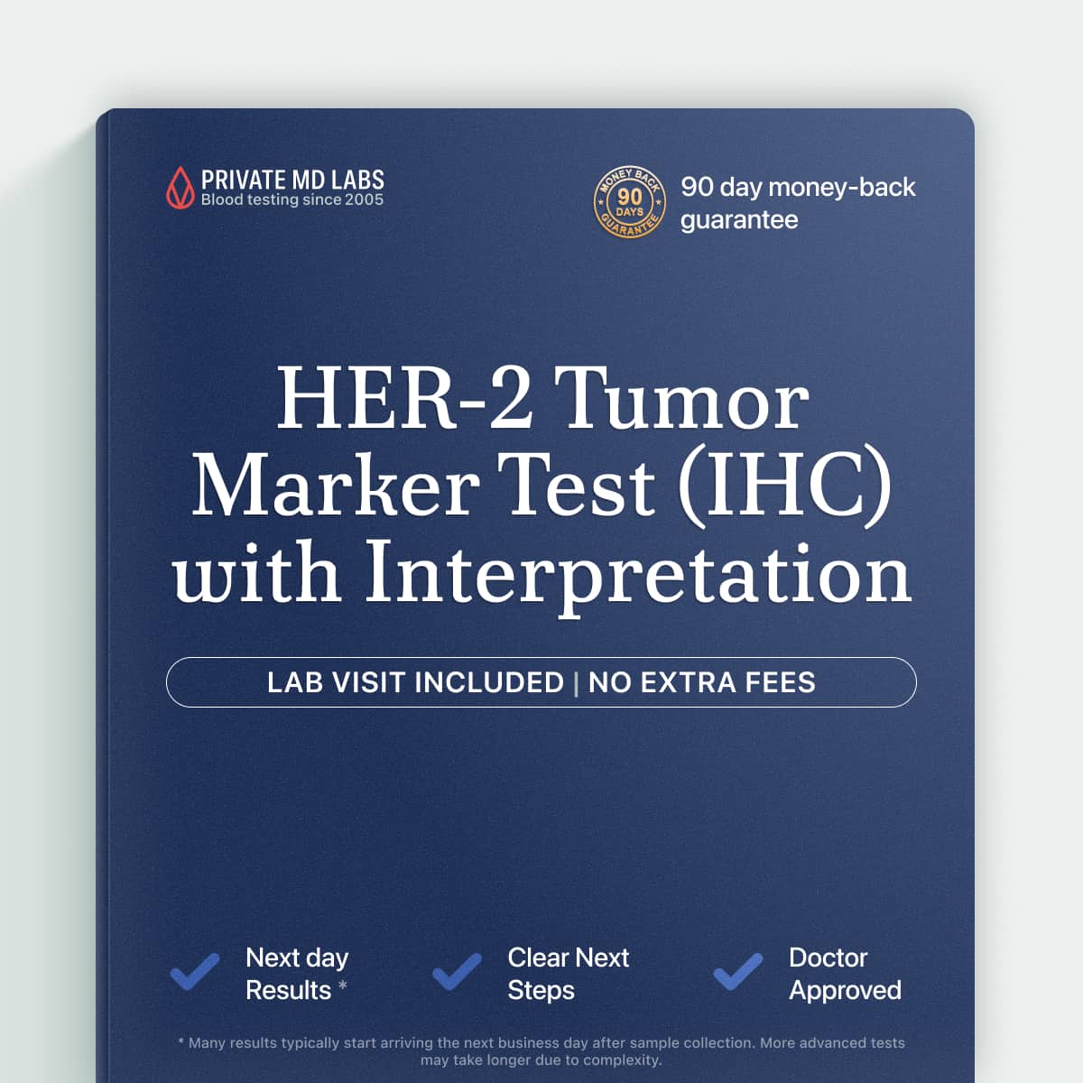 HER-2 IHC test for cancer patients evaluating tumor tissue markers