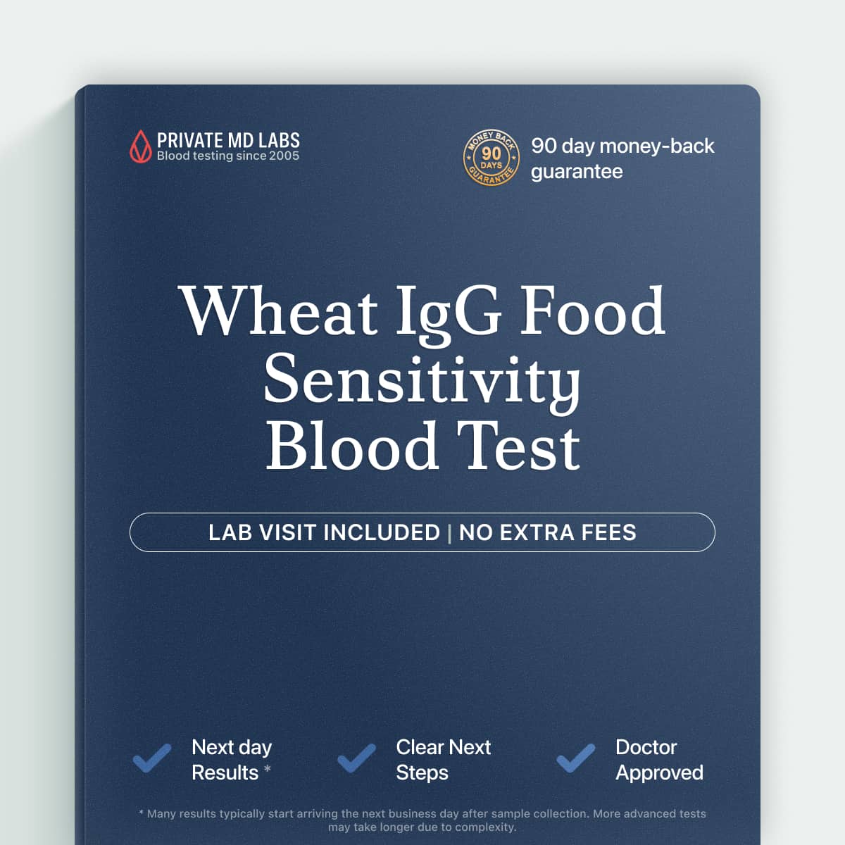 Wheat IgG food sensitivity test for digestive discomfort and bloating after eating