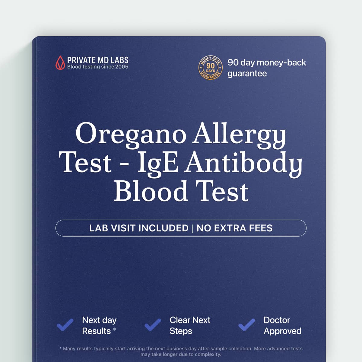 Oregano IgE allergy test for people with food or spice sensitivity symptoms