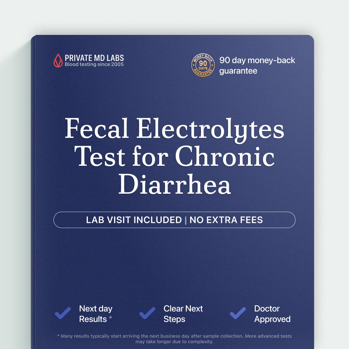 Fecal electrolytes test for diagnosing chronic diarrhea causes and digestive issues