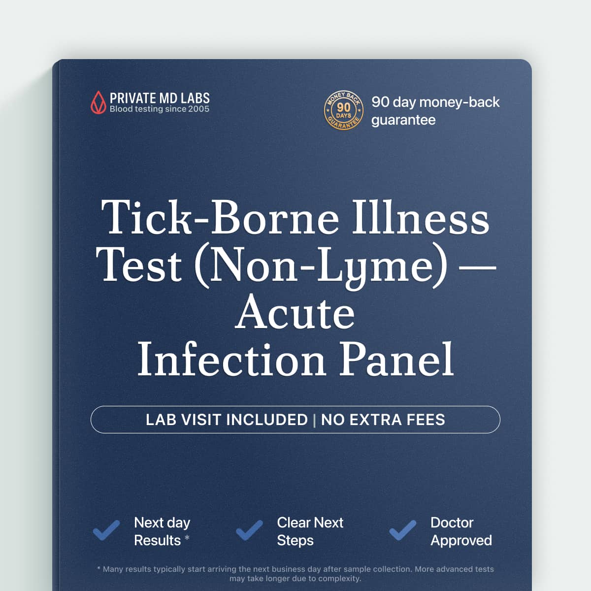 Molecular blood panel for detecting acute tick-borne infections like Borrelia miyamotoi
