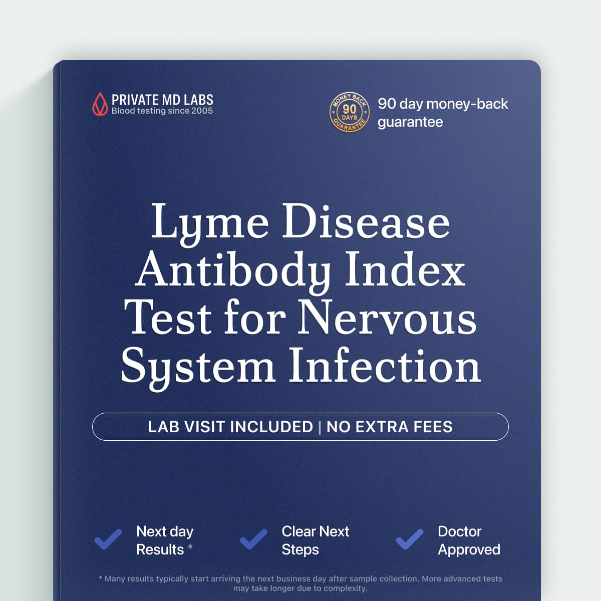 Lyme disease antibody index test for suspected neurological Lyme infection diagnosis