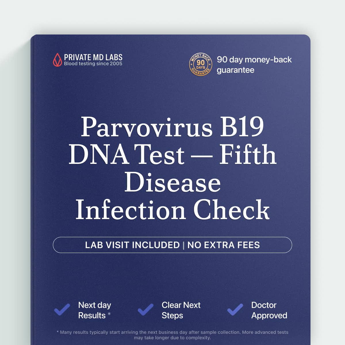 Parvovirus B19 PCR test for pregnant women, children, and immunocompromised patients