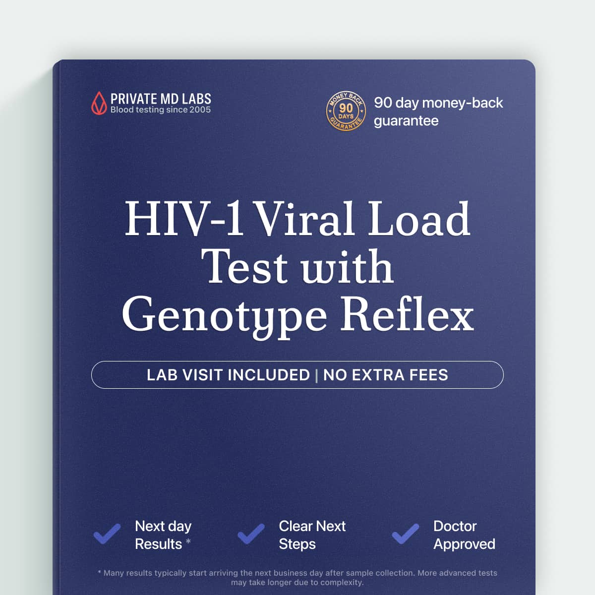 HIV-1 viral load PCR test for monitoring infection and treatment response