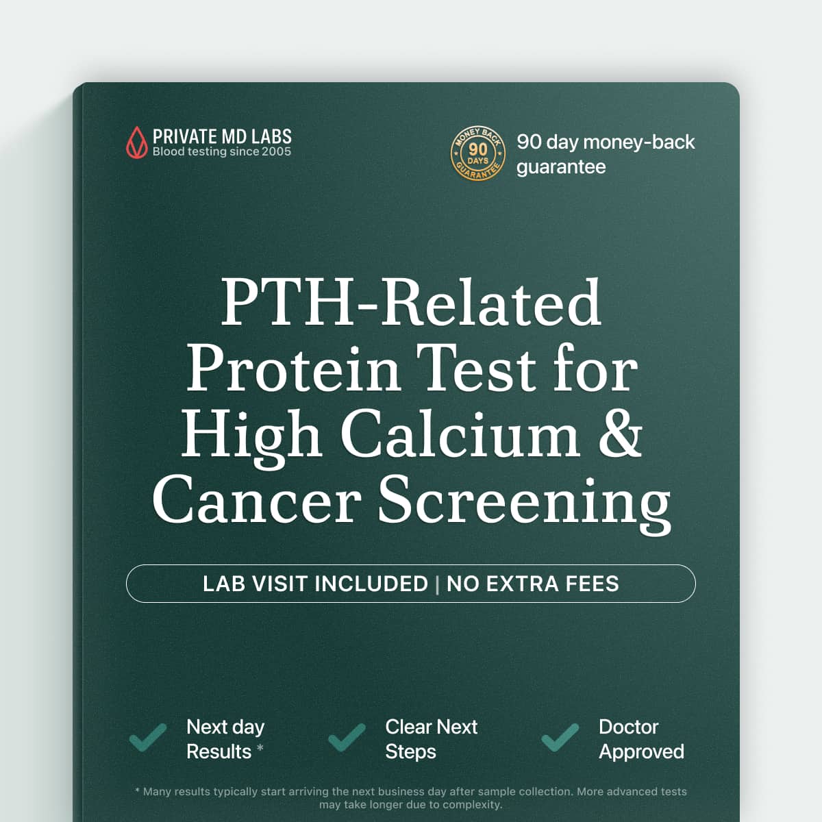 PTH-rP test for hypercalcemia evaluation in patients with known or suspected tumors