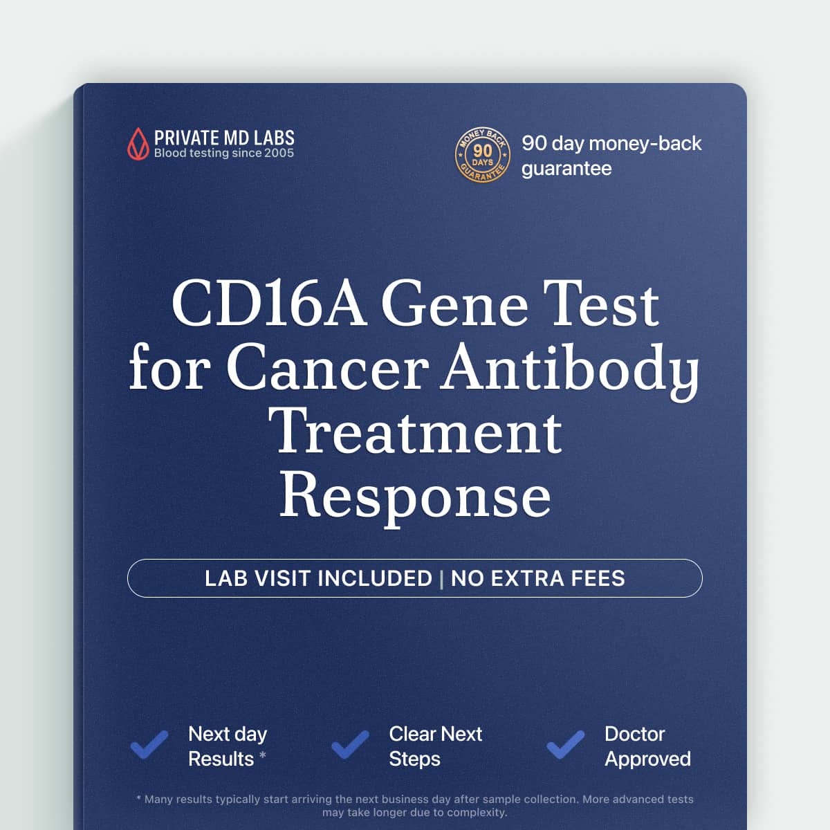 Genetic test for cancer patients evaluating CD16A gene response to antibody therapies