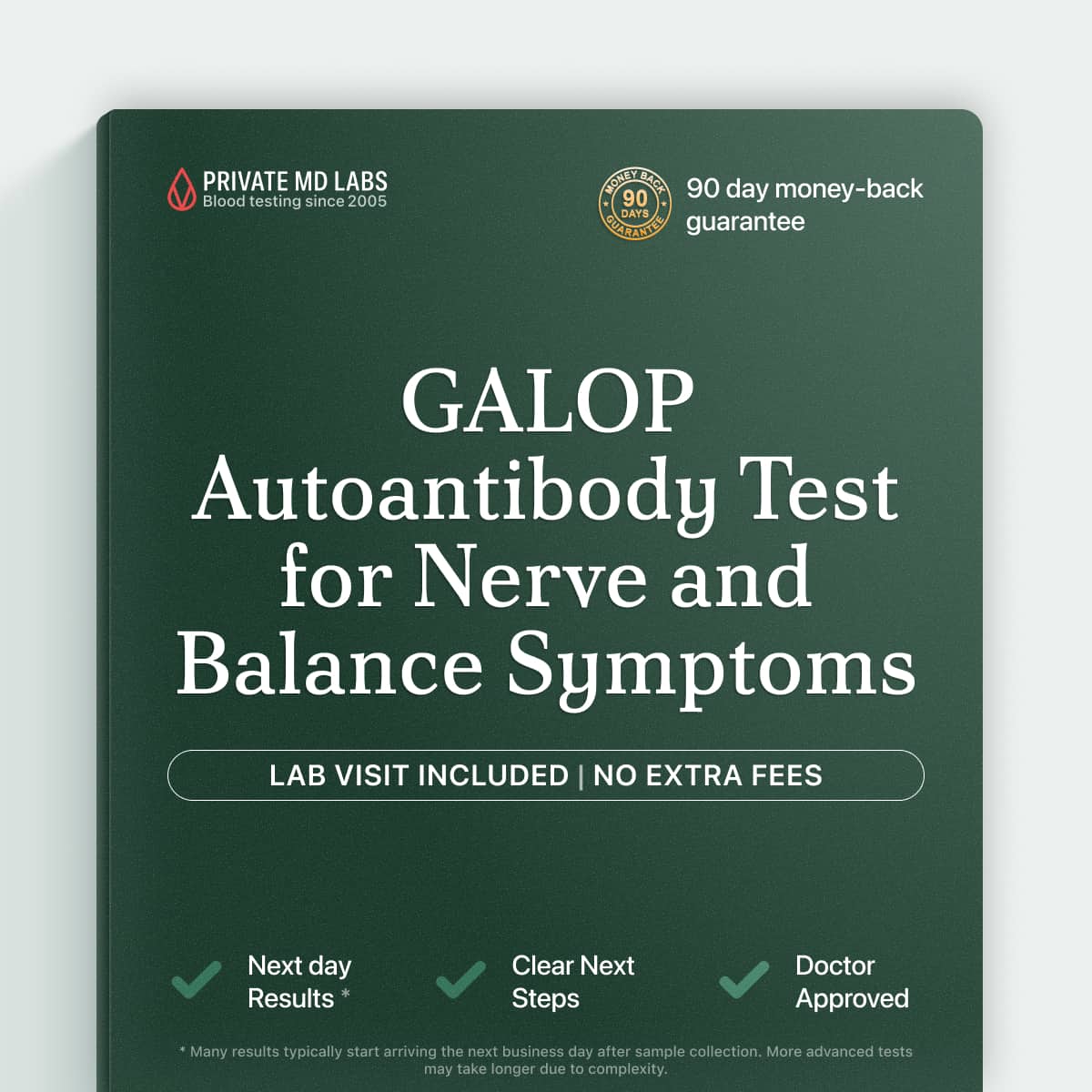 GALOP autoantibody test for people with unexplained nerve symptoms or neuropathy