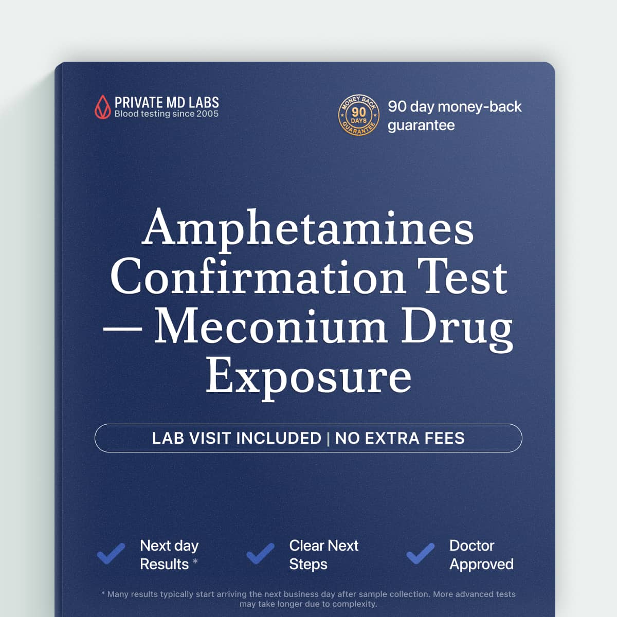 Amphetamines confirmation test in meconium for newborn drug exposure screening