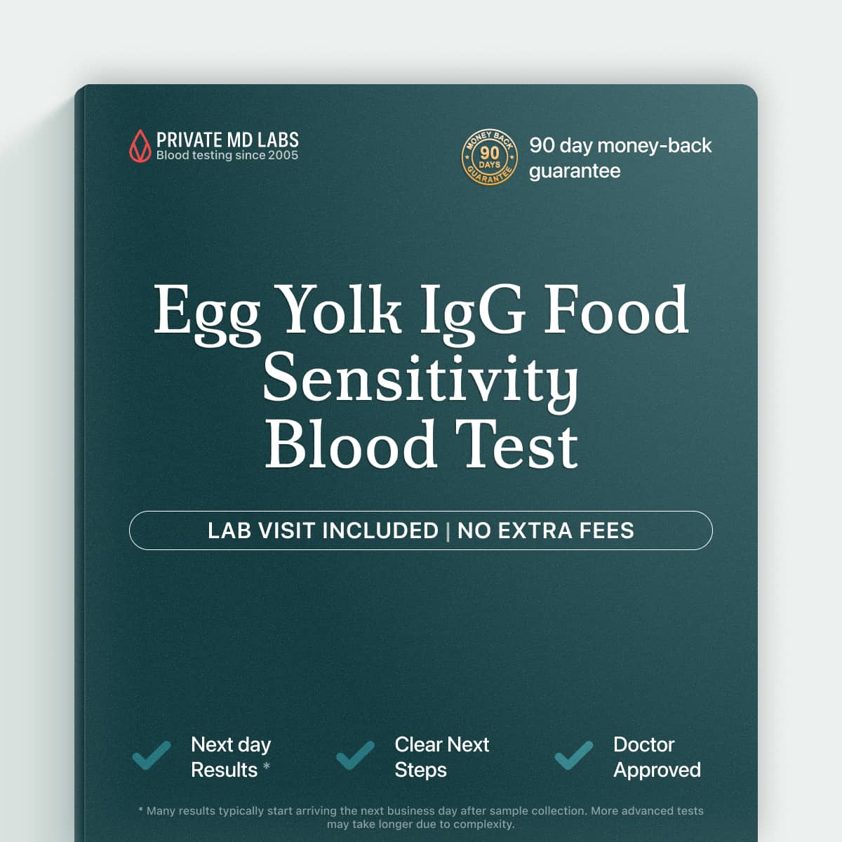 Egg yolk IgG food sensitivity test for digestive discomfort and diet troubleshooting