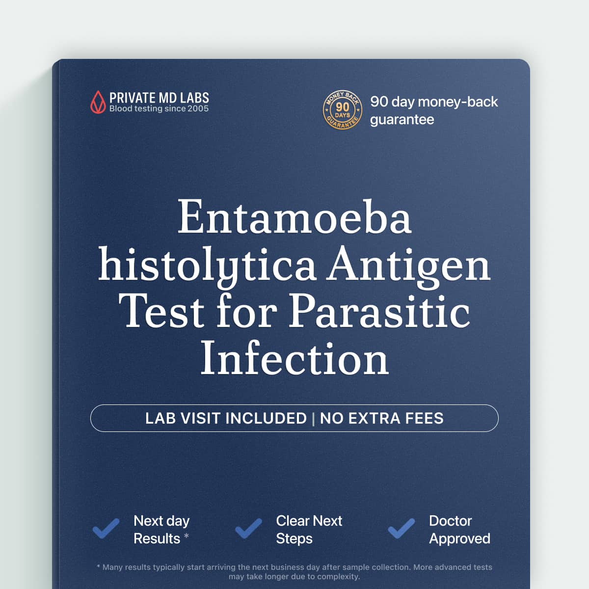 Entamoeba histolytica antigen test for diagnosing parasitic intestinal infection symptoms
