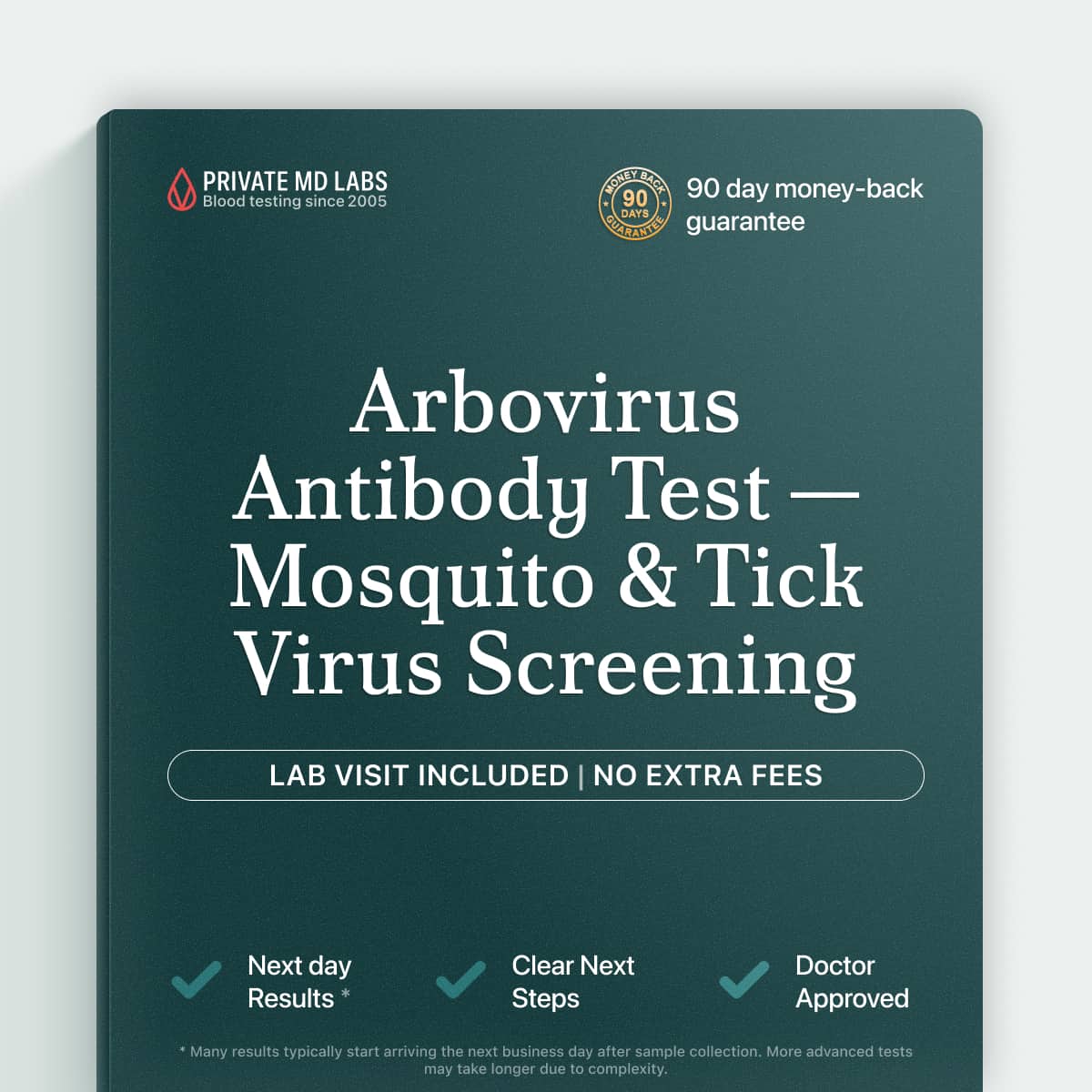 Arbovirus antibody panel for travelers or those with mosquito-borne illness symptoms