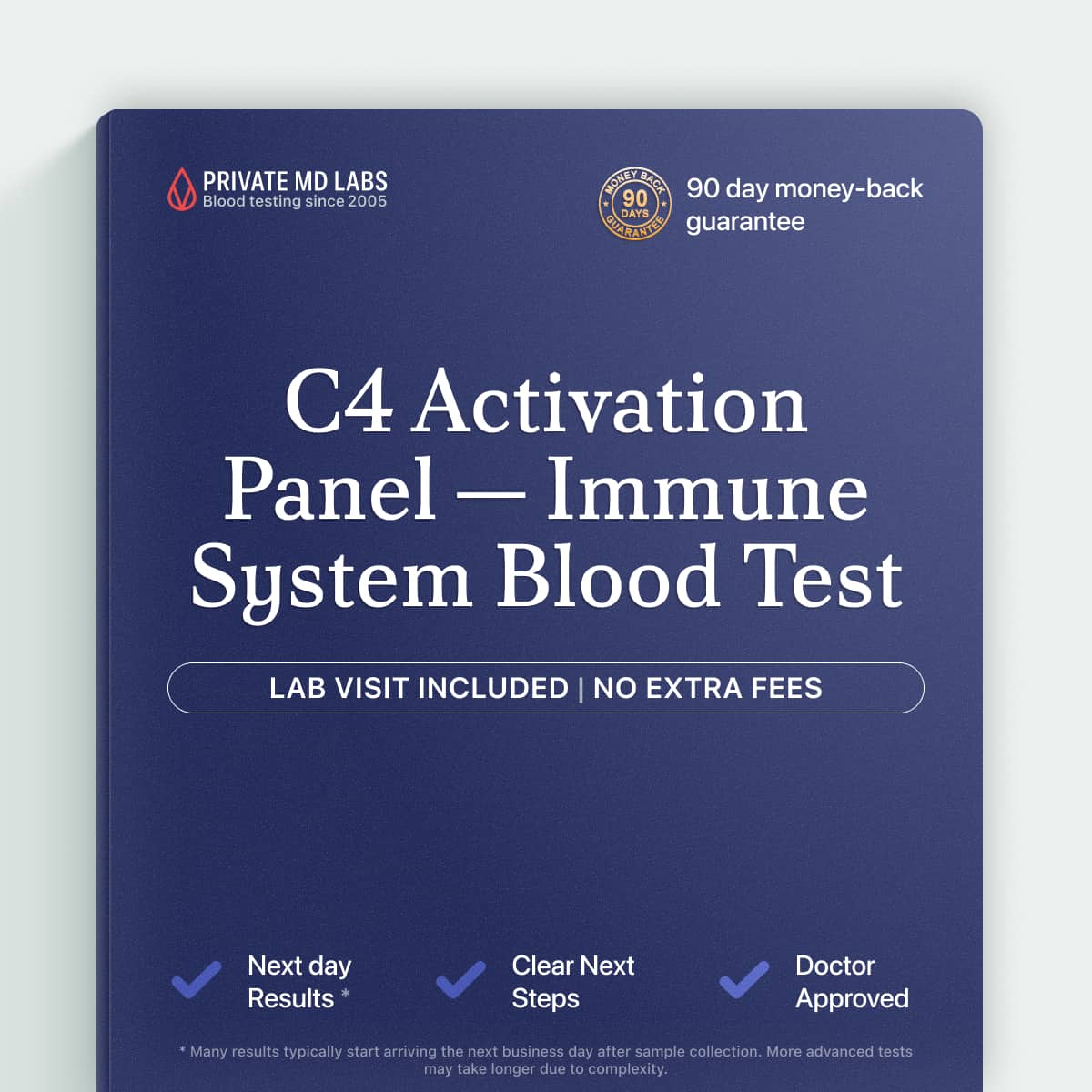 C4 activation test for immune system disorders like lupus and hereditary angioedema