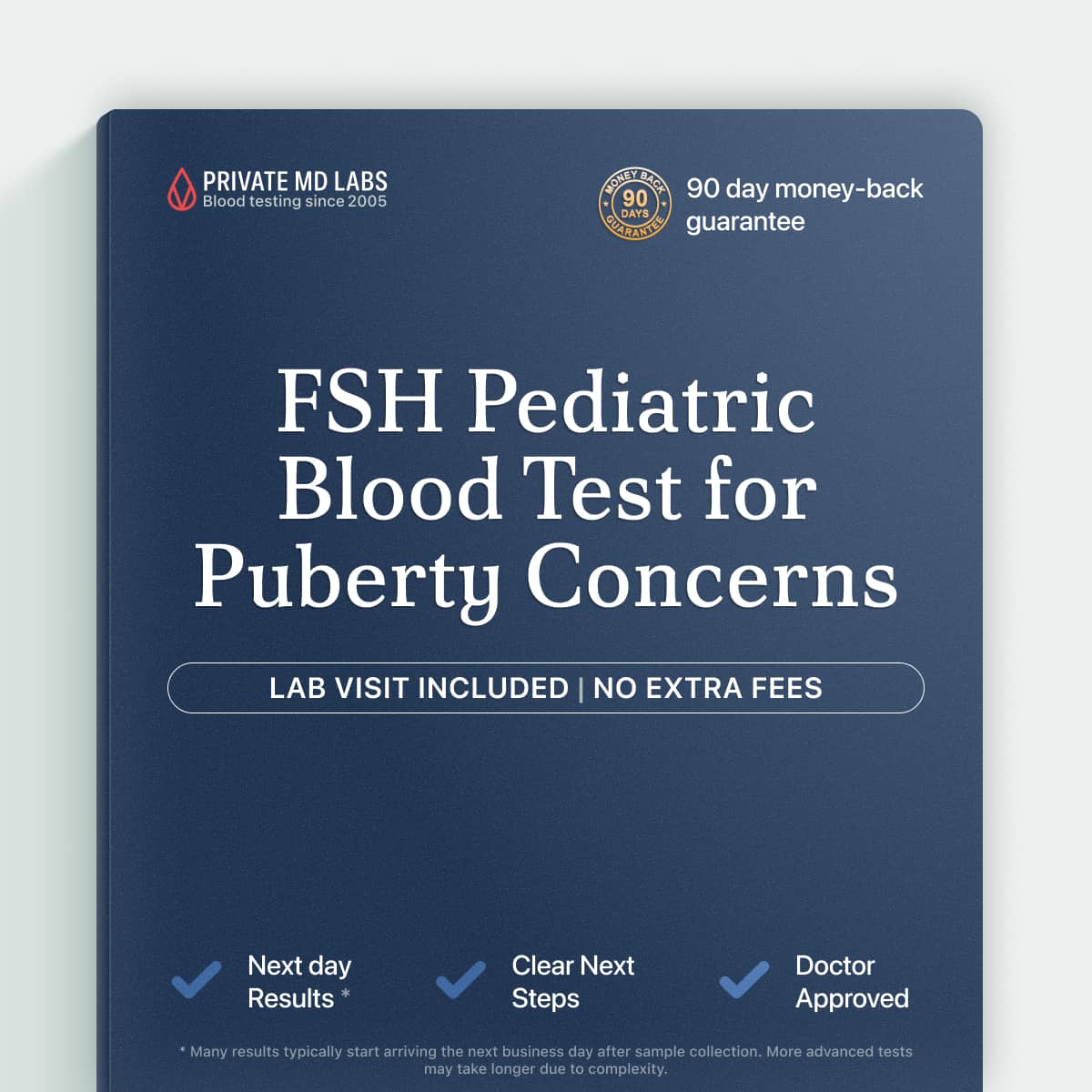 FSH pediatric test for children with delayed or early puberty concerns