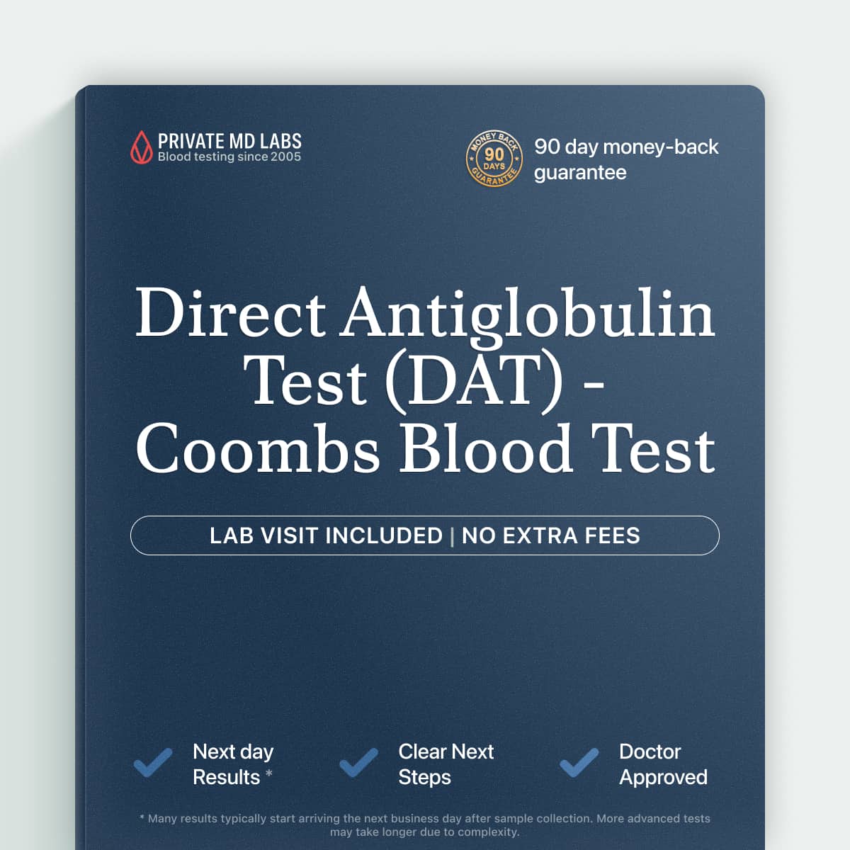 Direct Antiglobulin Test for suspected autoimmune hemolytic anemia or transfusion reaction