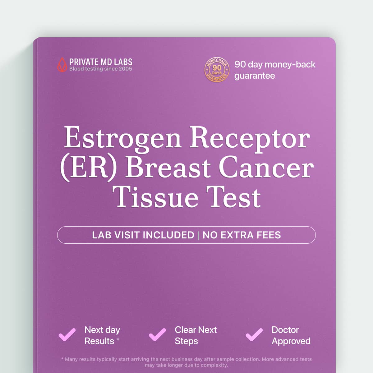Estrogen receptor IHC test for breast cancer tissue prognosis and therapy guidance