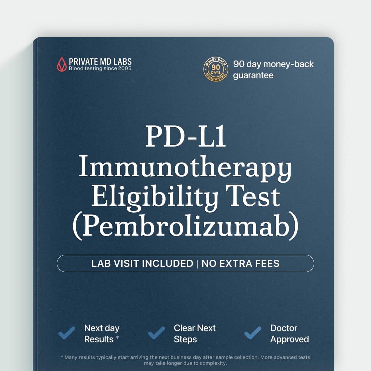 PD-L1 tissue biomarker test guiding pembrolizumab immunotherapy eligibility for cancer patients