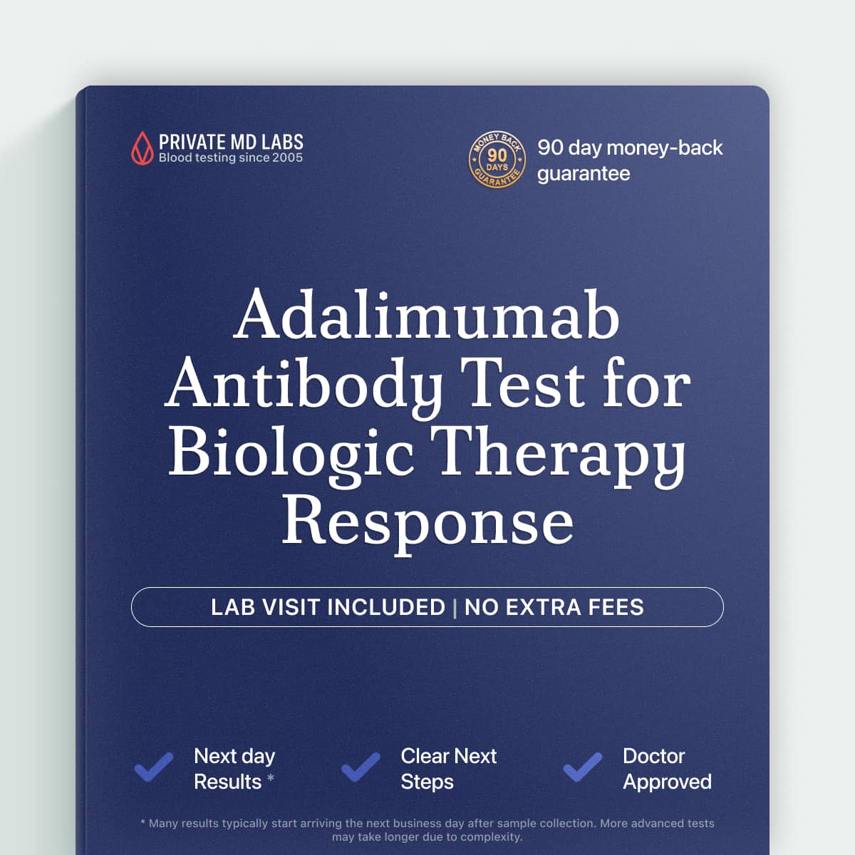 Adalimumab antibody test for patients on biologic therapy for rheumatic conditions