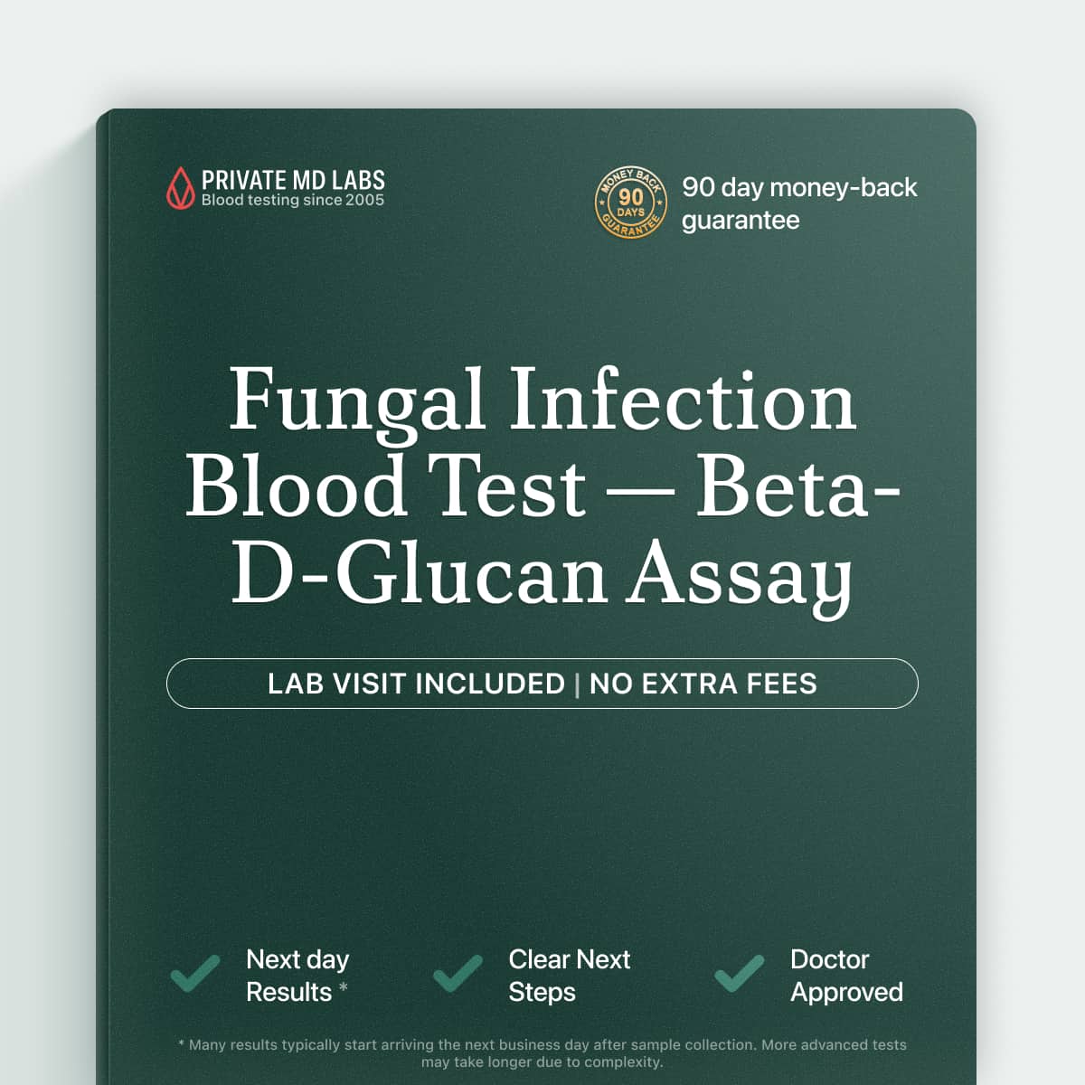 Fungal infection blood test for immunocompromised patients and cancer or transplant care