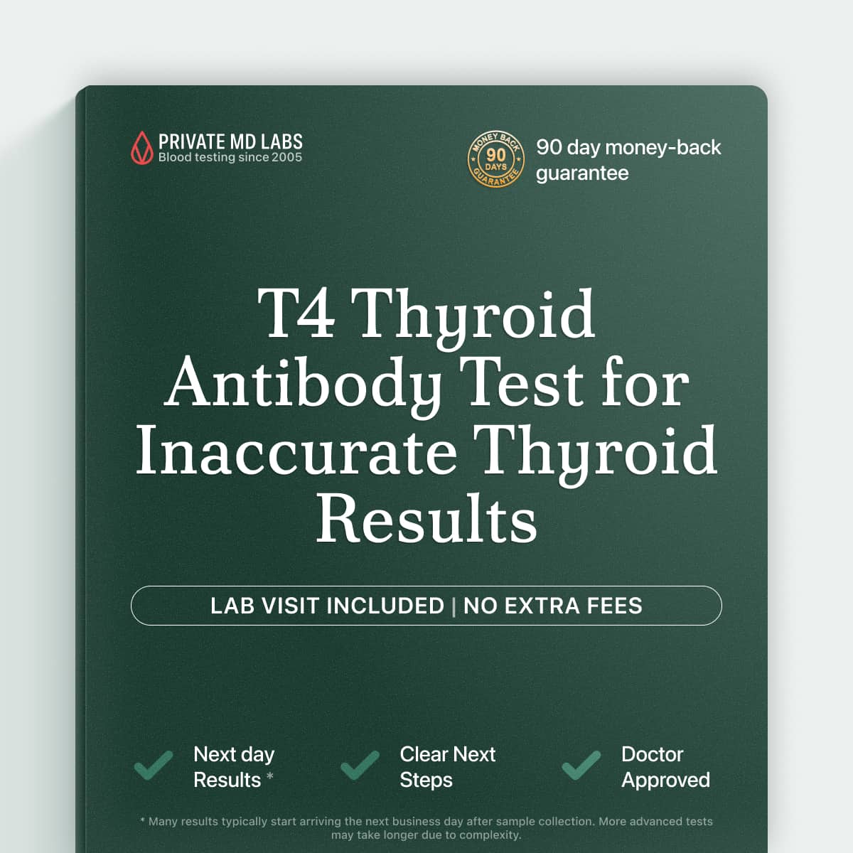 T4 antibody test for people with confusing or inconsistent thyroid lab results