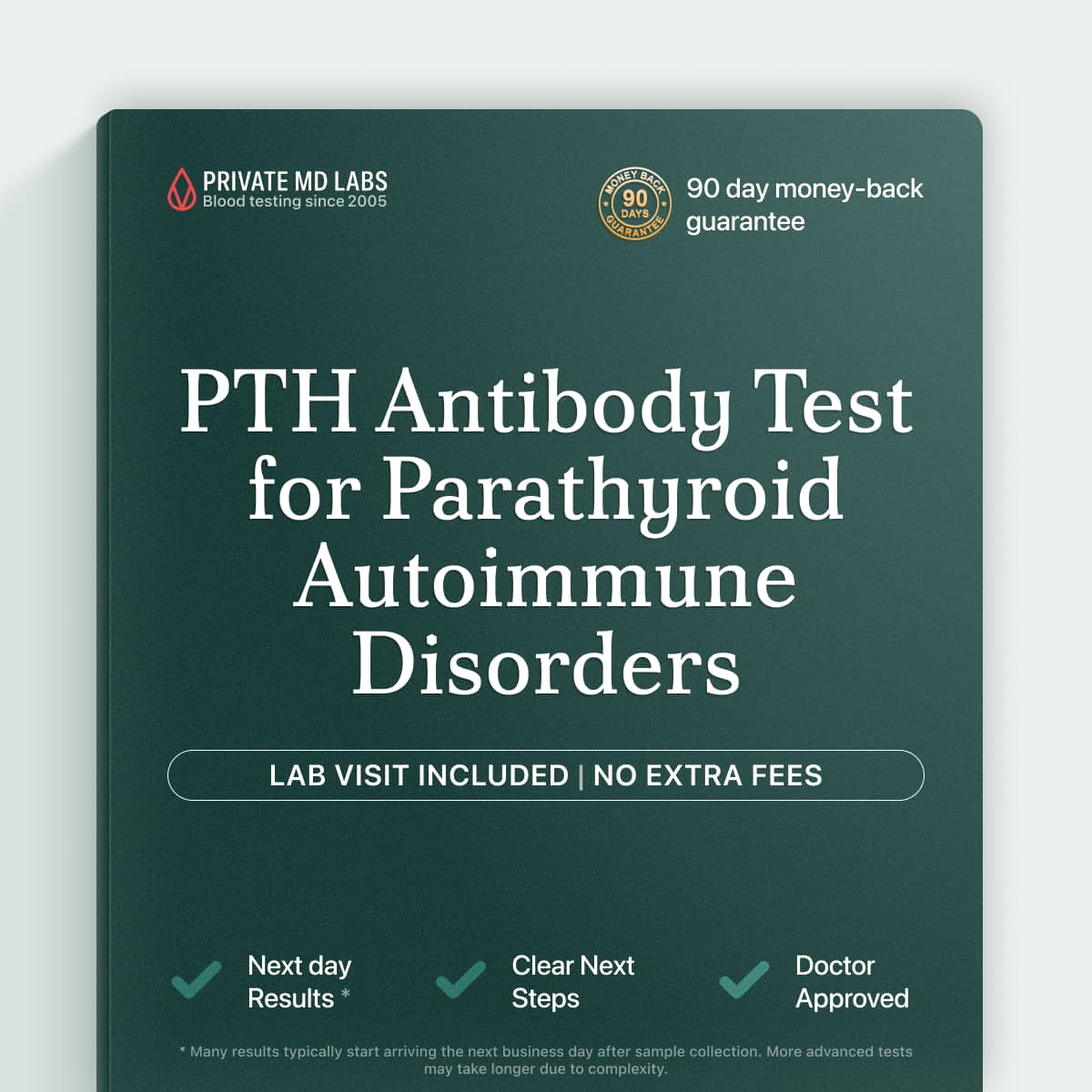 PTH Antibody test for autoimmune parathyroid disorders and hormone imbalance symptoms